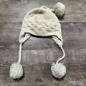 Wind Horse Vintage Pom Pom Winter Hat